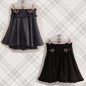 Rojita Heart Jewel Buckle Skirt Set